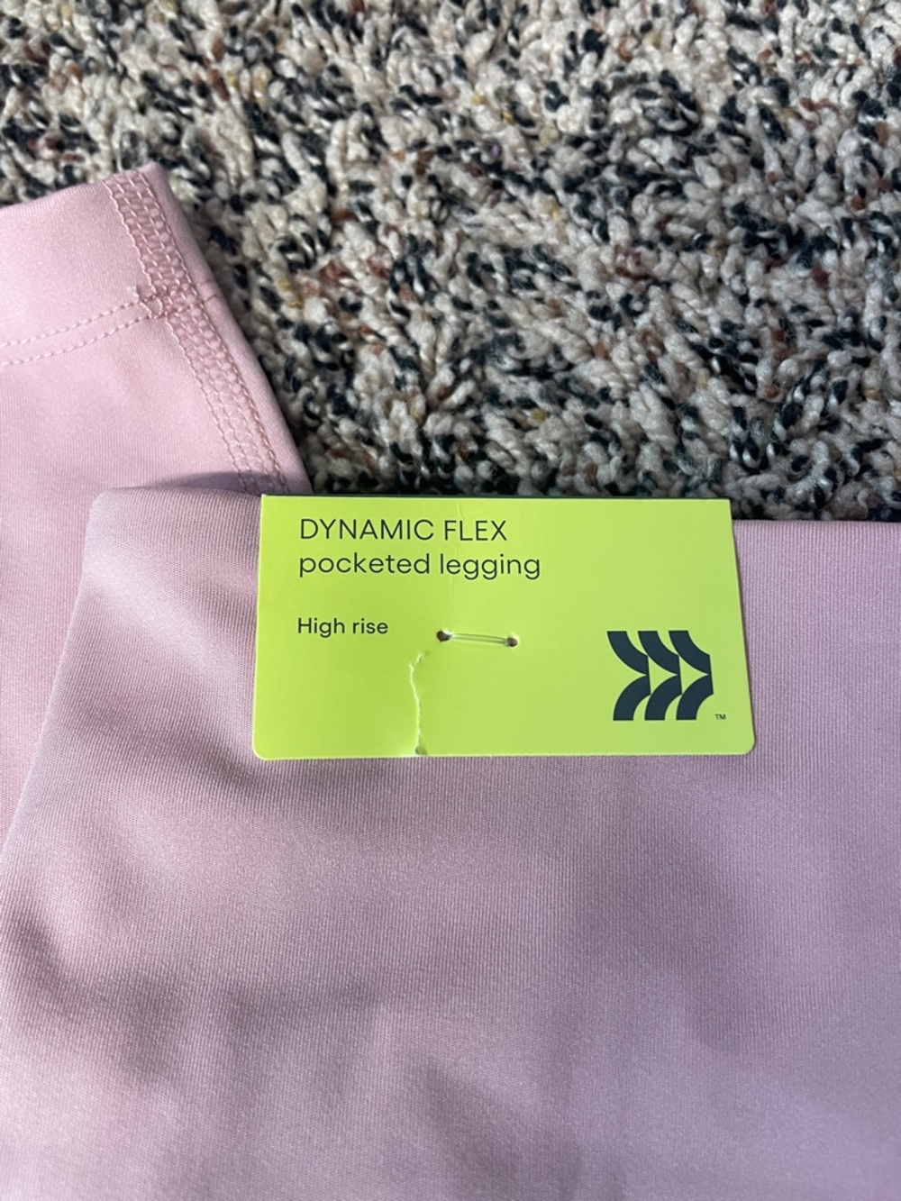 All In Motion Dynamic Flex High Waisted Pocketed 7/8 Leggings Mauve Sz M | NWT - Picture 5 of 9
